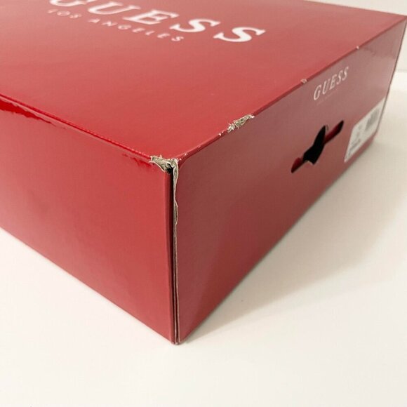 Guess Boots Womens Size 8 Black Booties Slip On Rubber Rain Boot GF Kirklin - Picture 15 of 16